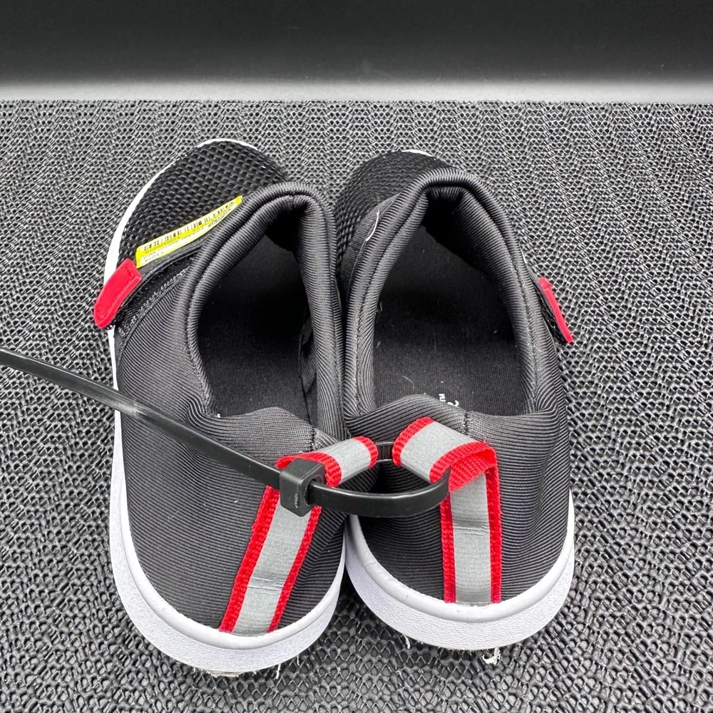 Cat & Jack Toddler Austen Water Shoes Black Red Mesh Slip On Size 11 T1074